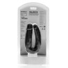 Real Rock Double Gode U Shape 12 x 3cm Noir